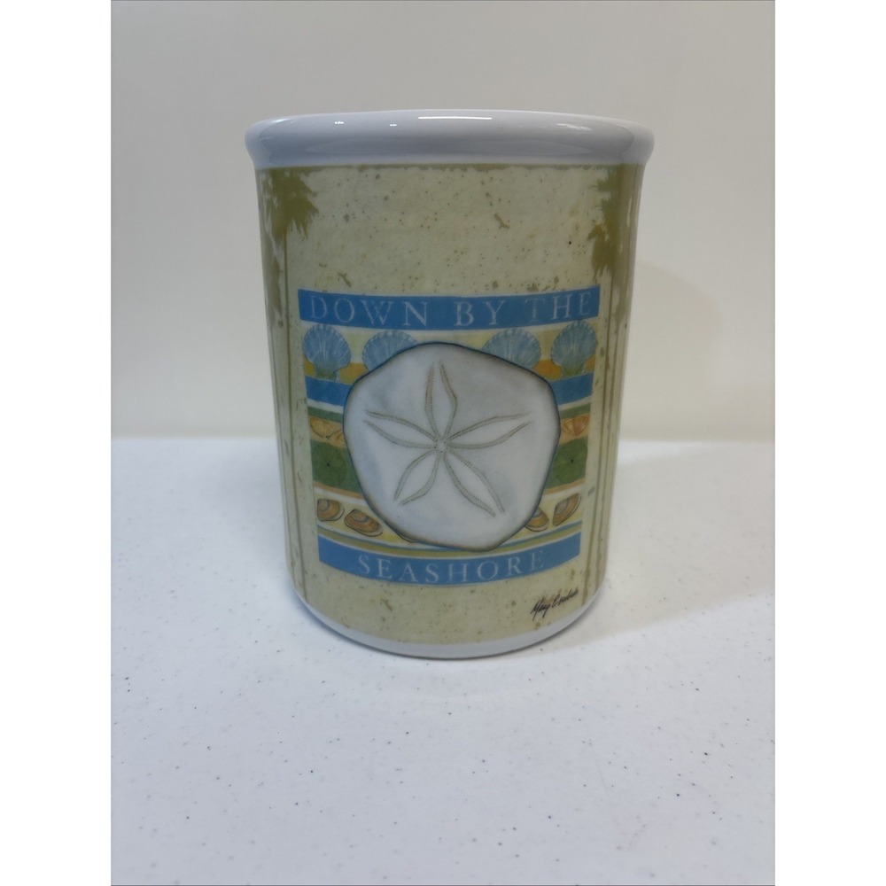 Kitchen Utensil‎ Crock Holder Ocean/Sea/Shell/Beach Theme Home Expressions